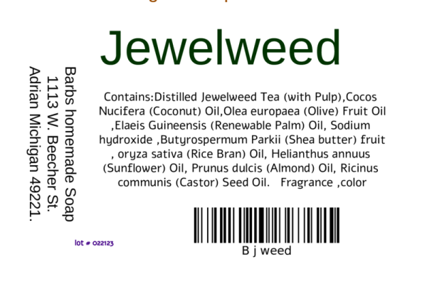 Gardeners Friend Jewelweed Bar Soap - Image 3