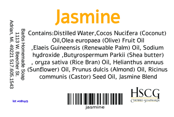 Jasmine Sparkle Bar Soap - Image 3