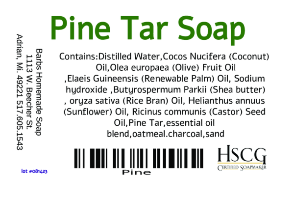 Pine Tar Bar Soap - Image 3