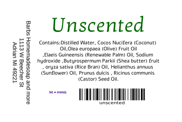 Unscented Bar Soap - Image 3