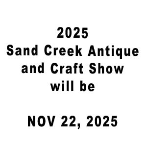 Sand Creek Crraft show 2025 Dates